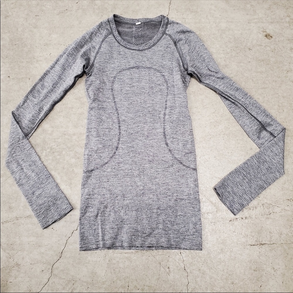 NWOT LuLu Lemon Swiftly Long Sleeve Sparkle Top
